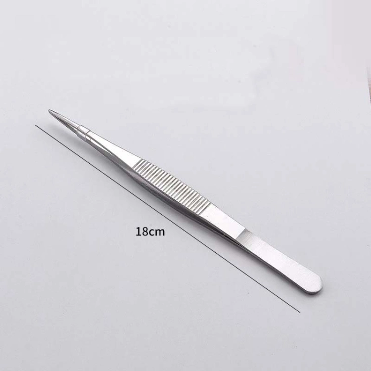 Medical Surgical Forceps 304 Stainless Steel Curved Tweezers