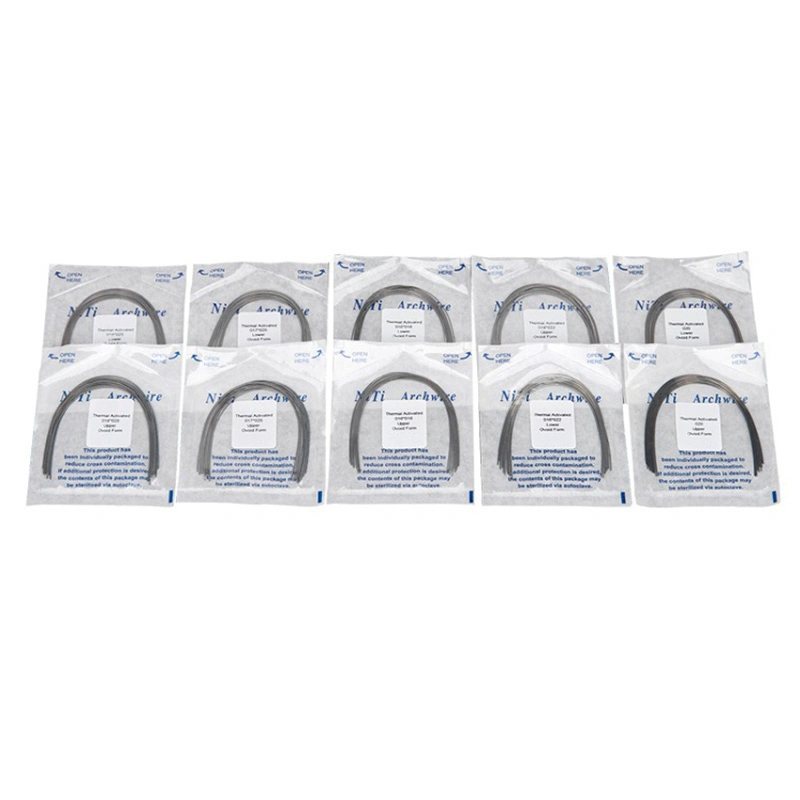 Dental Orthodontic Material Round/Rectangle Teeth Niti Arch Wires