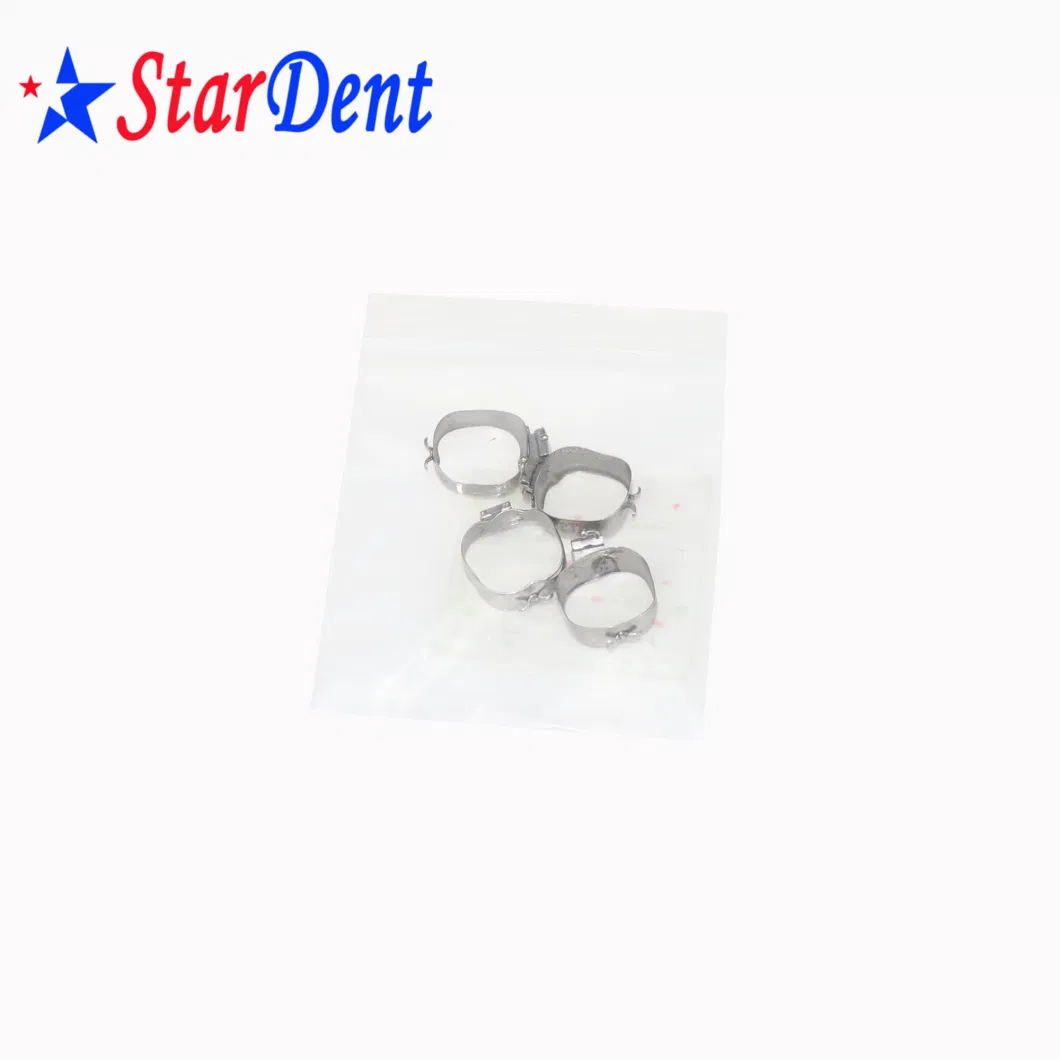 Dental Instrument Orthodontic Molar Band with Bondable Mbt Buccal Tube 0.022